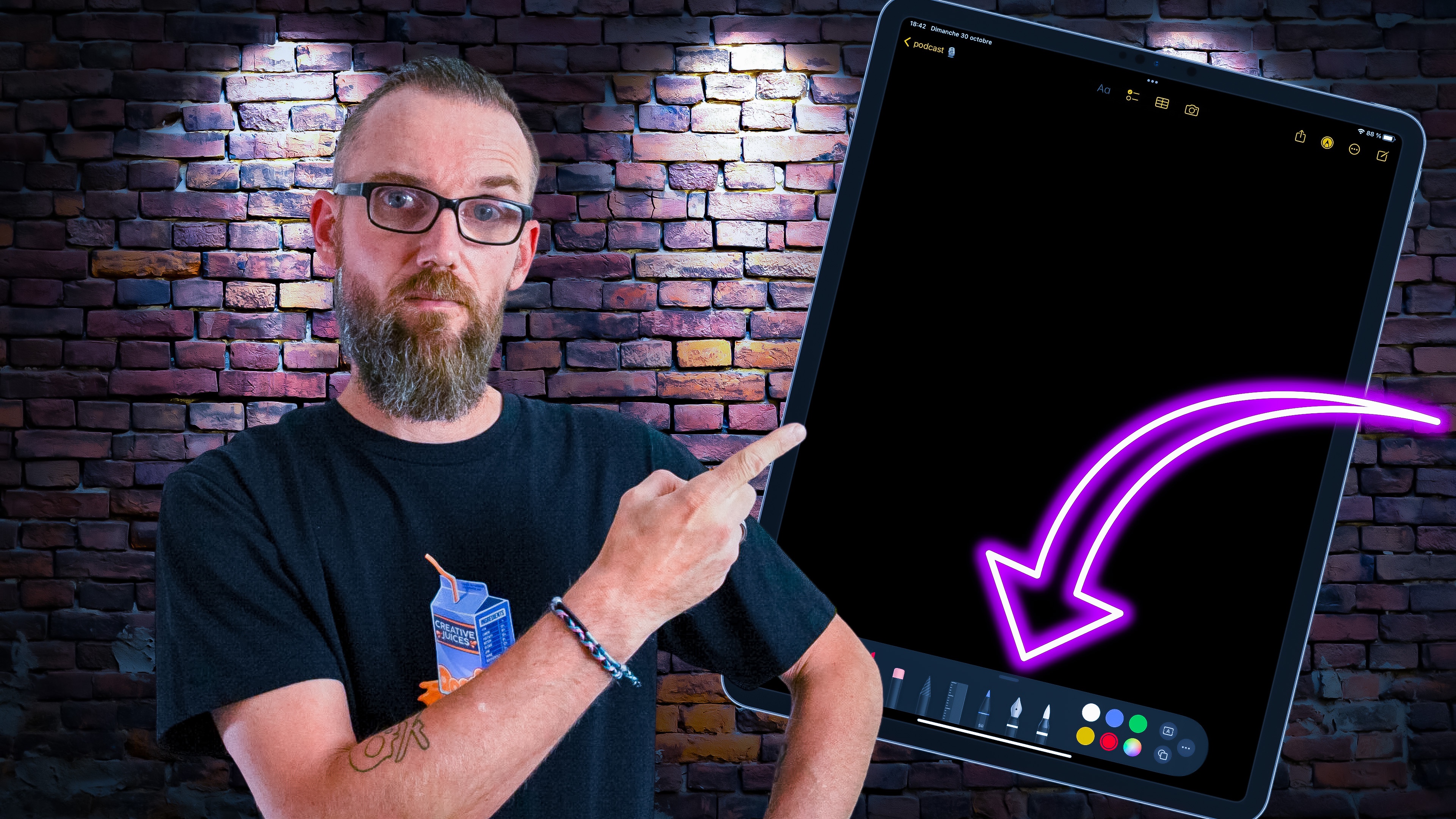 De nouveaux crayons cachés dans l’application Notes