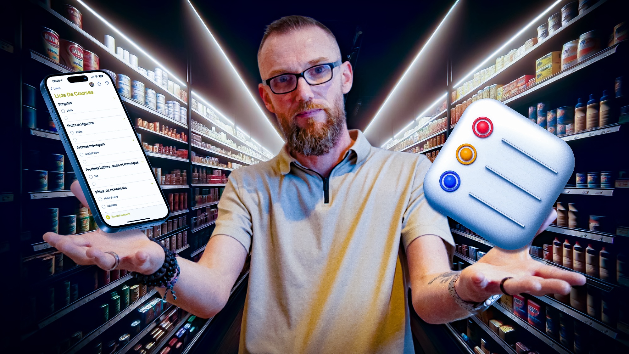 Comment faire une liste de courses intelligente grâce à Rappels