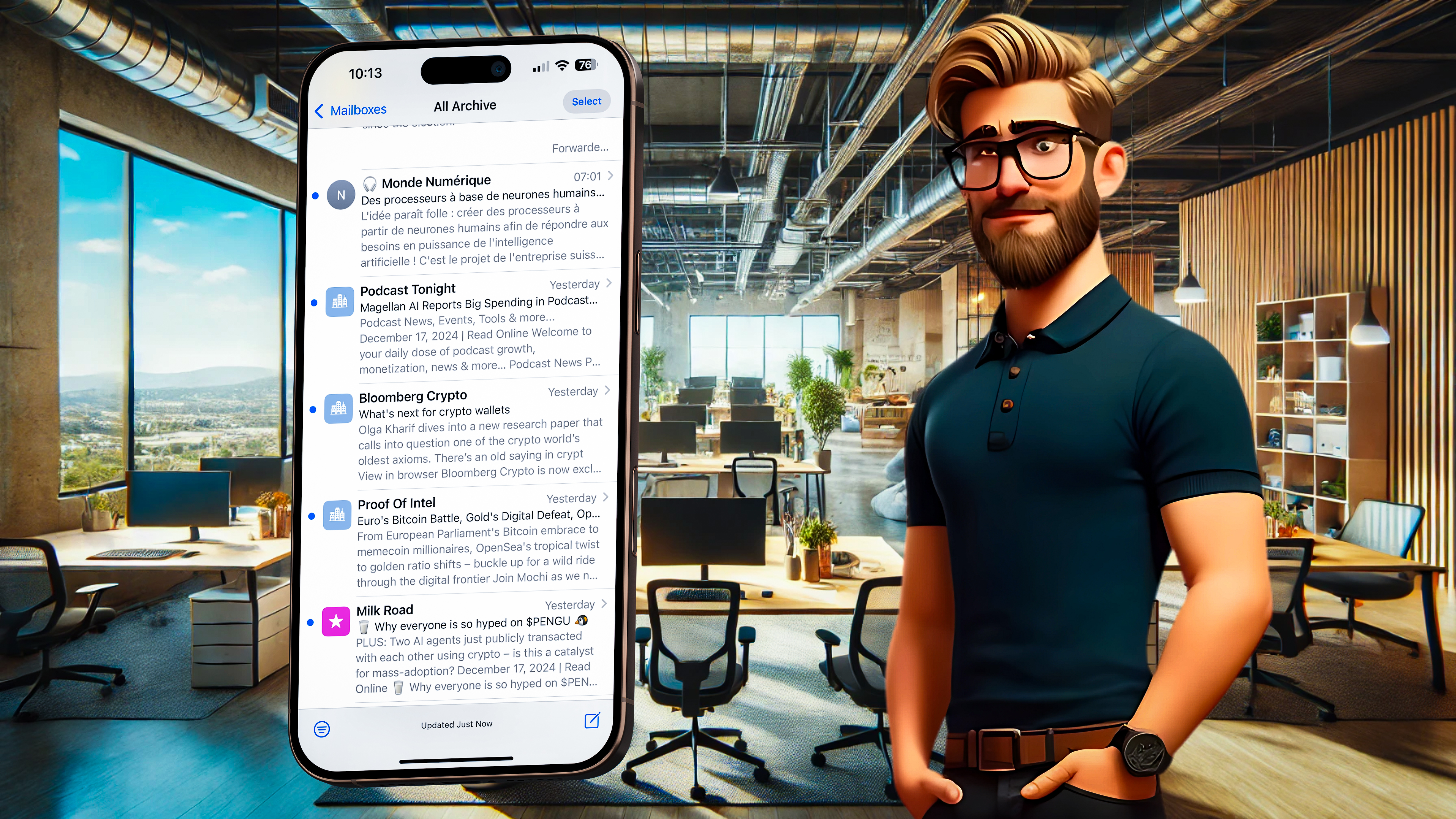 iOS 18.2 : Nouvelle interface Mail et astuces d&rsquo;activation en Europe