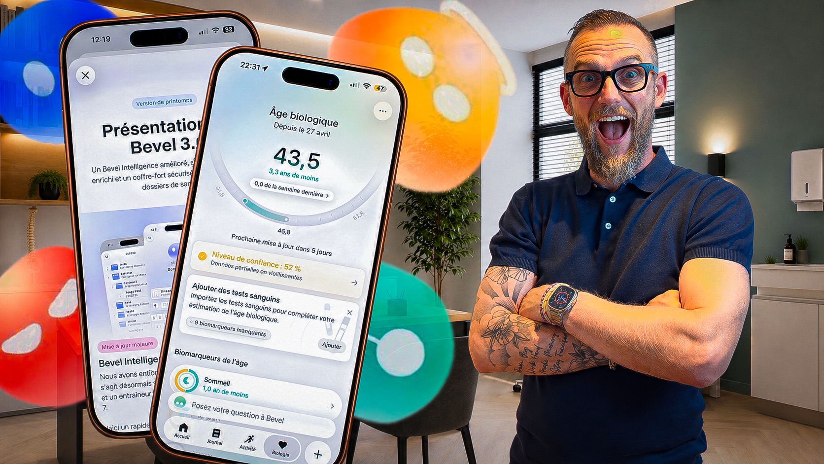 Bevel 3.0 : ton iPhone vient de devenir un vrai coach médical