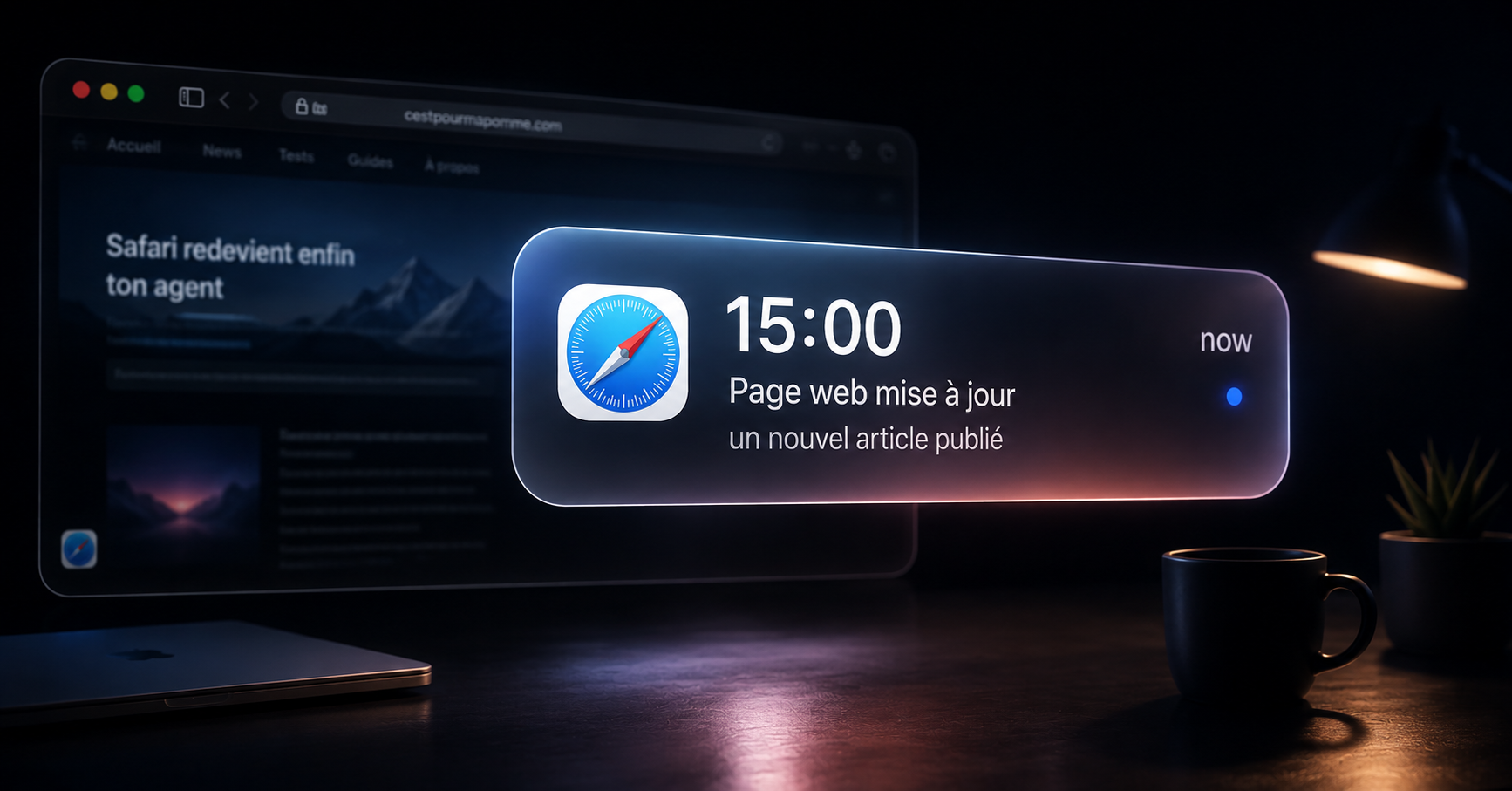Safari surveille les pages web à ta place, et redevient enfin ton agent