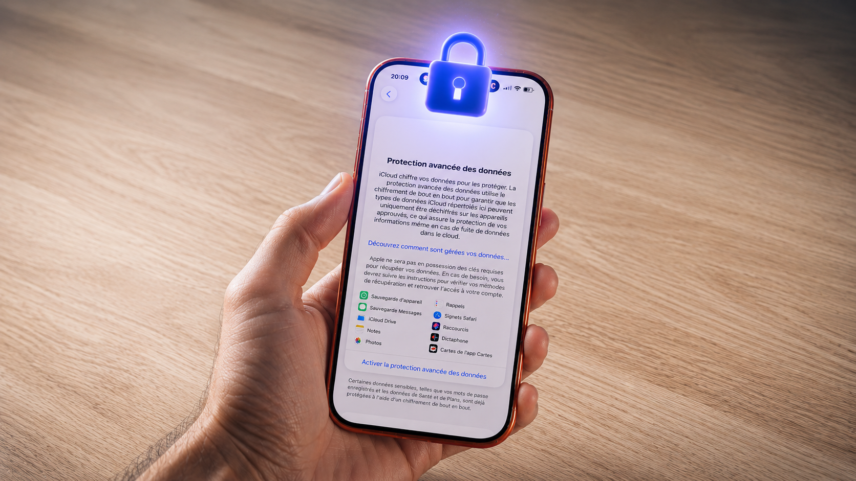 Protection avancée des données iCloud : le réglage qu&rsquo;Apple planque et que tu devrais activer